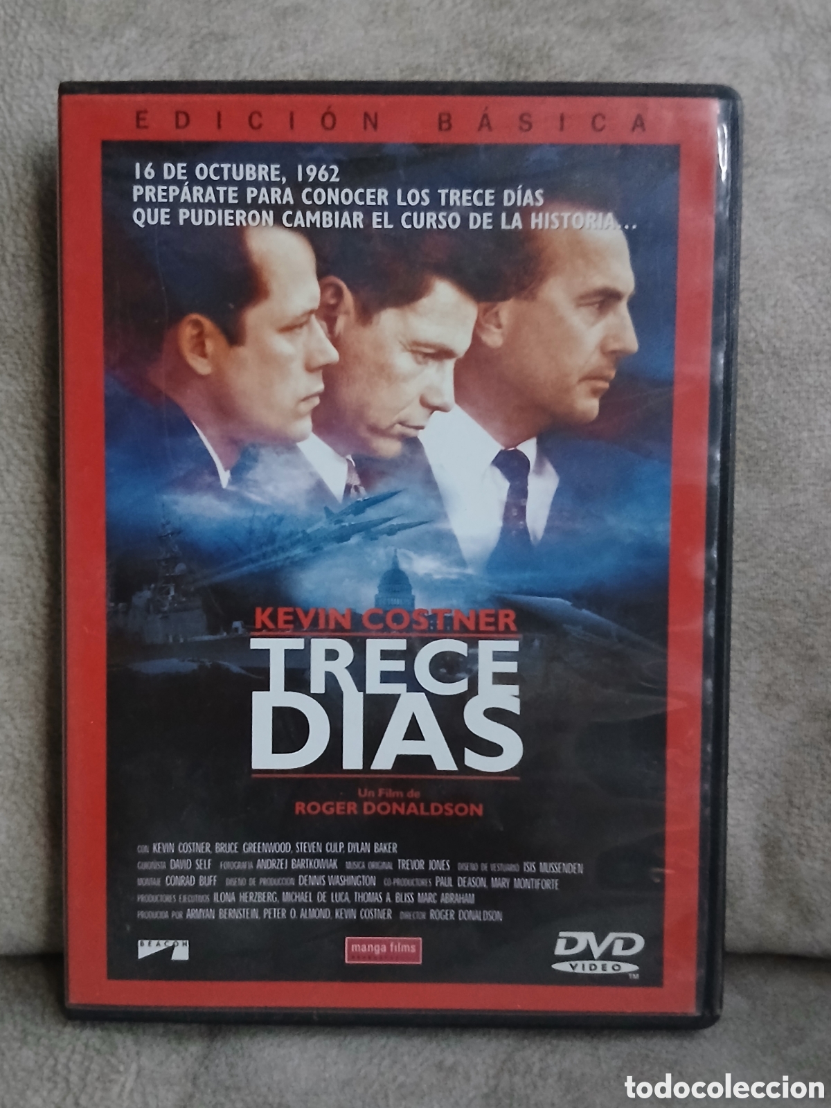 Cine: Dvd Trece D&iacute;as -Kevin Costner-