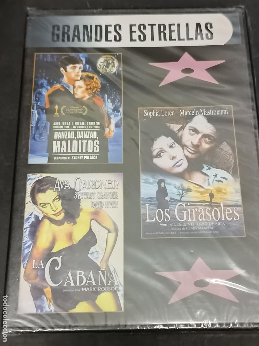 Cine: DVD Cine Cl&aacute;sico: DANZAD DANZAD MALDITOS, LOS GIRASOLES y LA CABA&Ntilde;A con Jane Fonda, Ava Gardner, Sop