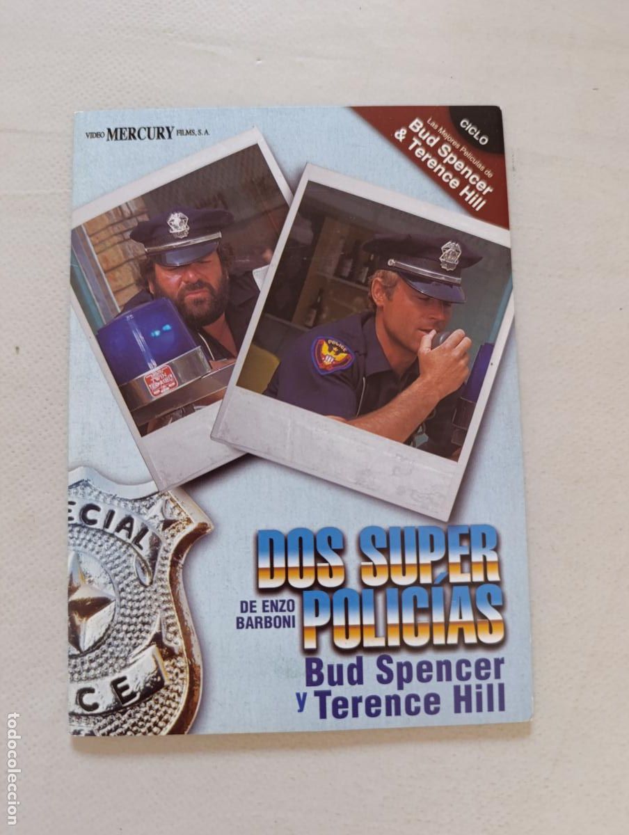 Cine: DVD DOS SUPER POLICIAS - BUD SPENCER, TERENCE HILL - FUNDA FINA CARTON (V8)
