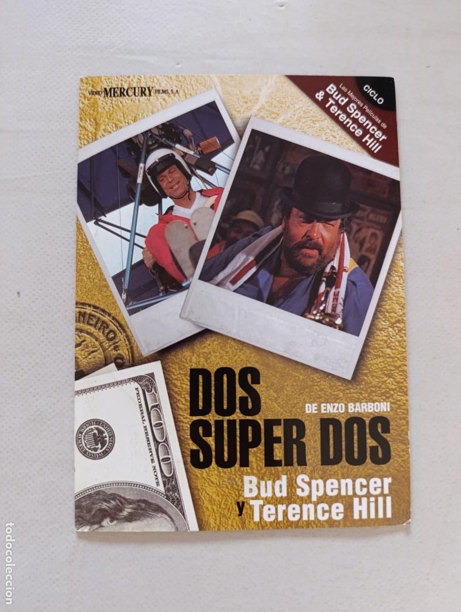 Cin&eacute;ma: DVD DOS SUPER DOS - BUD SPENCER, TERENCE HILL - FUNDA FINA CARTON (X8)