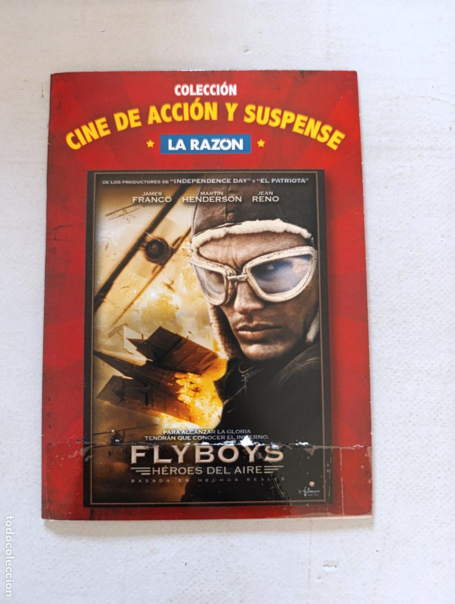 Cinema: DVD FLYBOYS HEROES DEL AIRE - FUNDA FINA CARTON (X8)