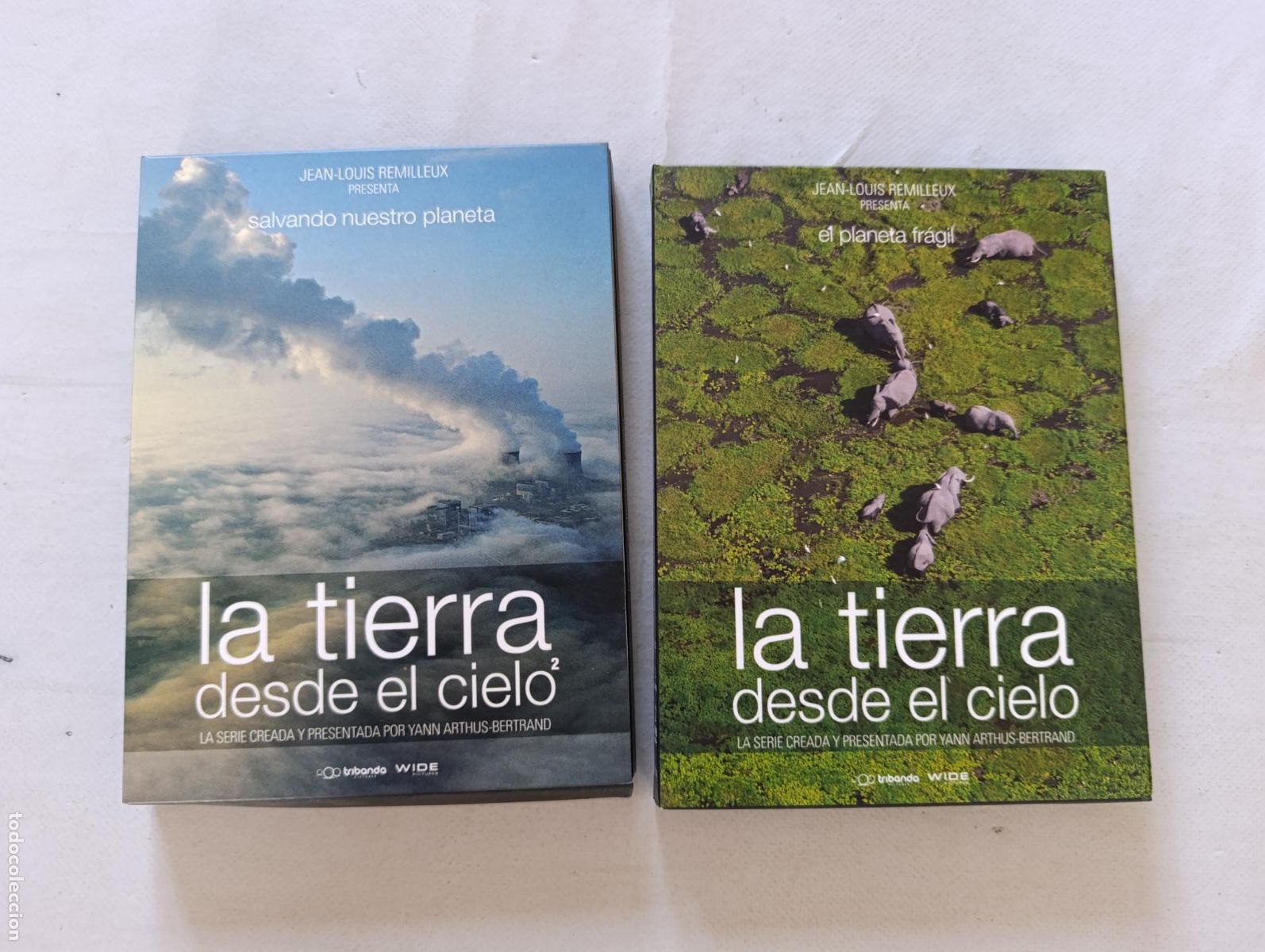 Cinema: DVD LA TIERRA DESDE EL CIELO 1 Y 2 - EL PLANETA FRAGIL, SALVANDO NUESTRO PLANETA (Z8)