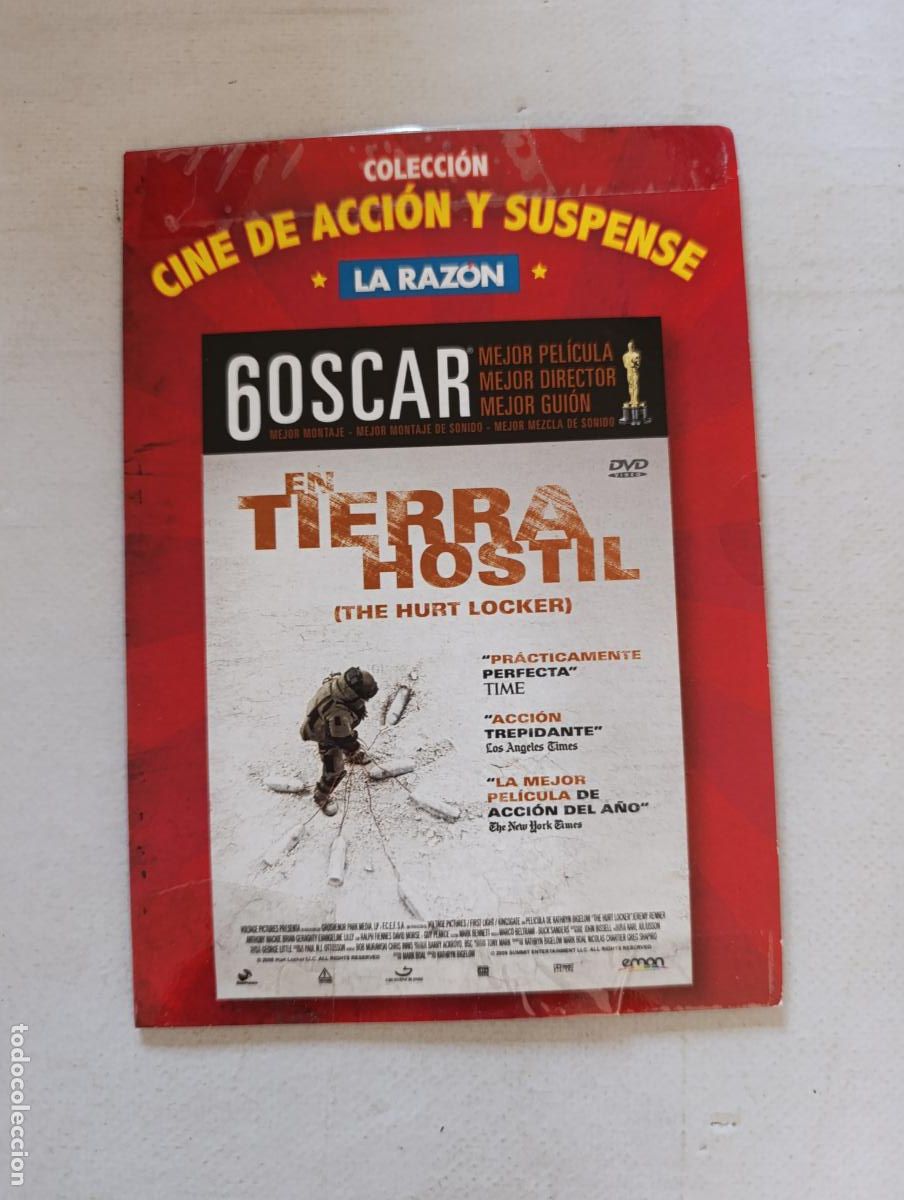 Cinema: DVD EN TIERRA HOSTIL (THE HURT LOCKER) - FUNDA FINA CARTON (Z8)