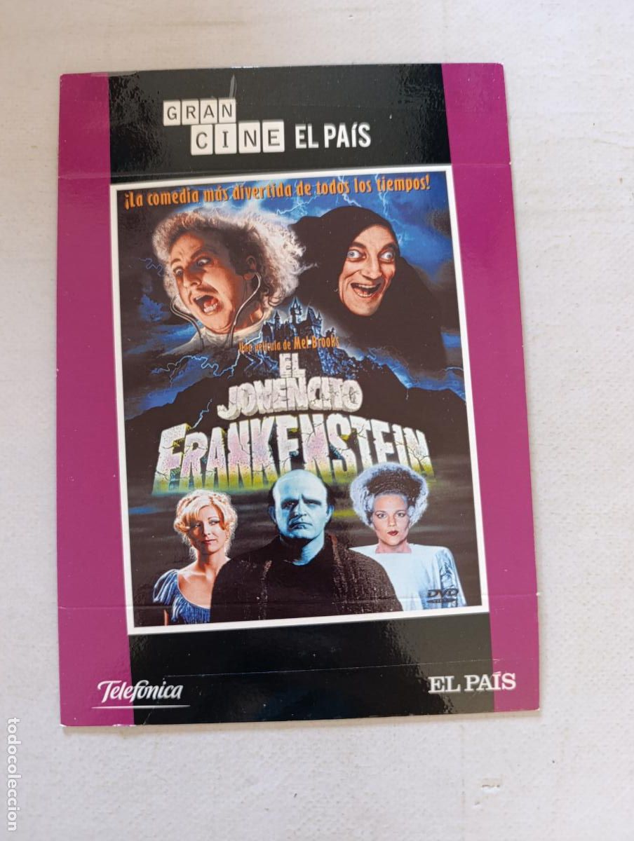 Cinema: DVD EL JOVENCITO FRANKENSTEIN - MEL BROOKS - FUNDA FINA CARTON (Z8)