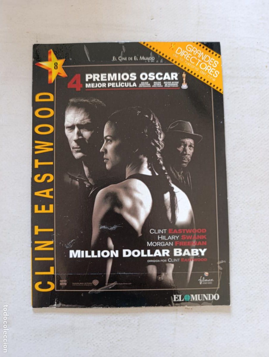 Cine: DVD MILLION DOLLAR BABY - CLINT EASTWOOD, HILARY SWANK - FUNDA FINA CARTON (1C)