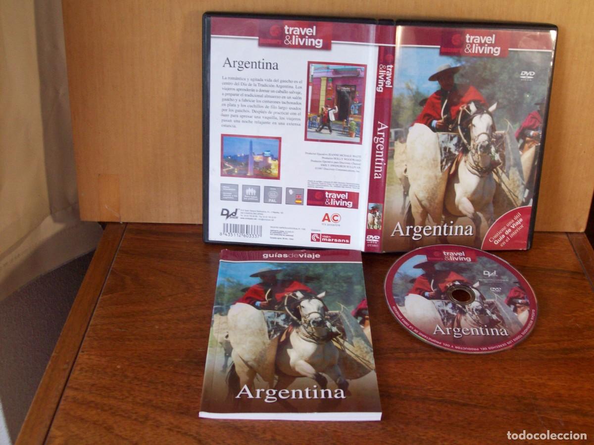 Cine: TRAVEL & LIVING - ARGENTINA - DVD + GUIA DE VIAJE DE 80 PAGINAS