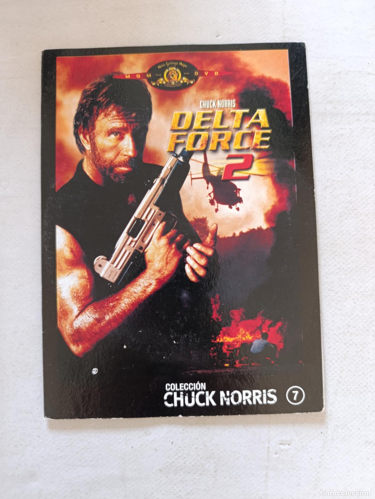 Cine: DVD DELTA FORCE 2 - CHUCK NORRIS - FUNDA FINA CARTON (1H)