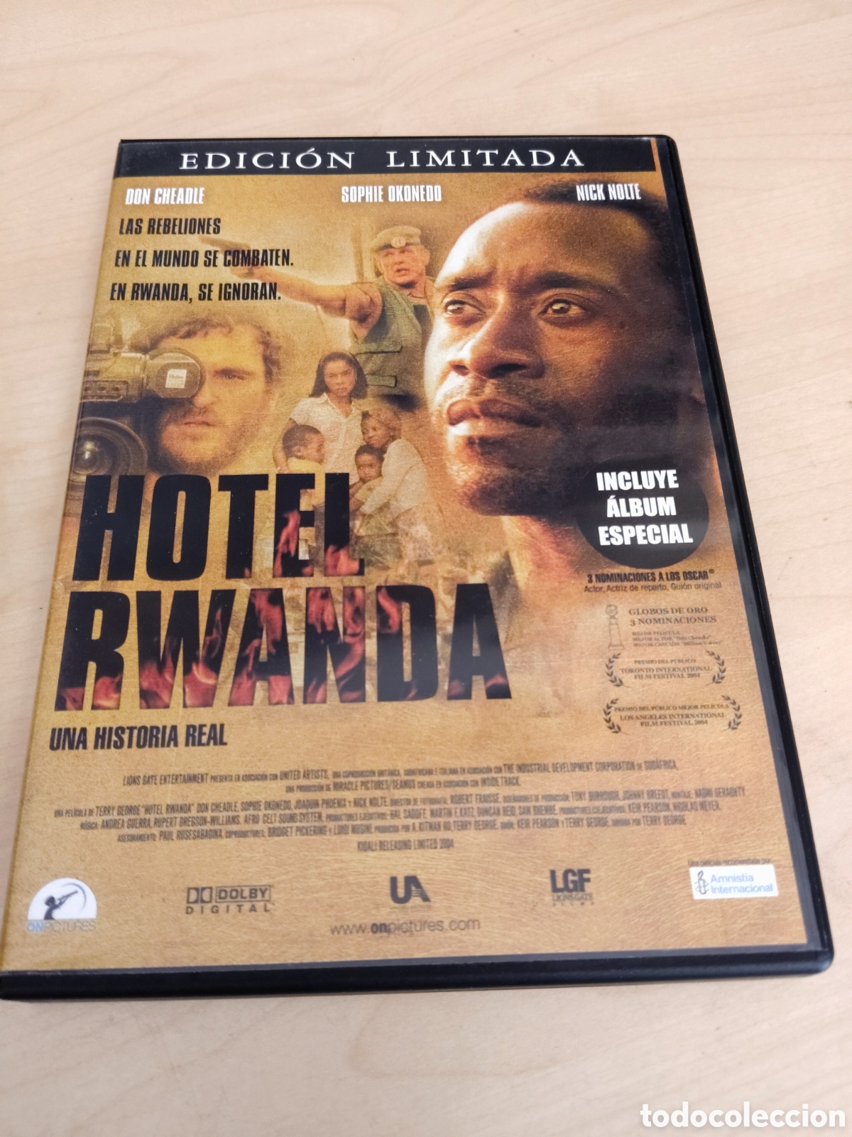 Cine: RD97 hotel rwanda DVD SEGUNDAMANO