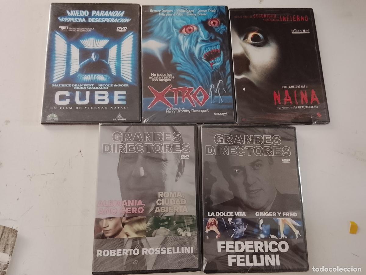 Cinema: 5 PELICULAS DVD CINE PRECINTADAS MAINA XTRO CUBE Y DOS DE GRANDES DIRECTORES