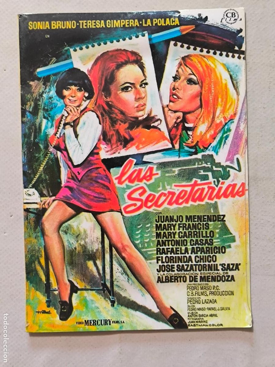 Cine: DVD LAS SECRETARIAS - FUNDA FINA CARTON - NUEVO, PRECINTADO (5T)