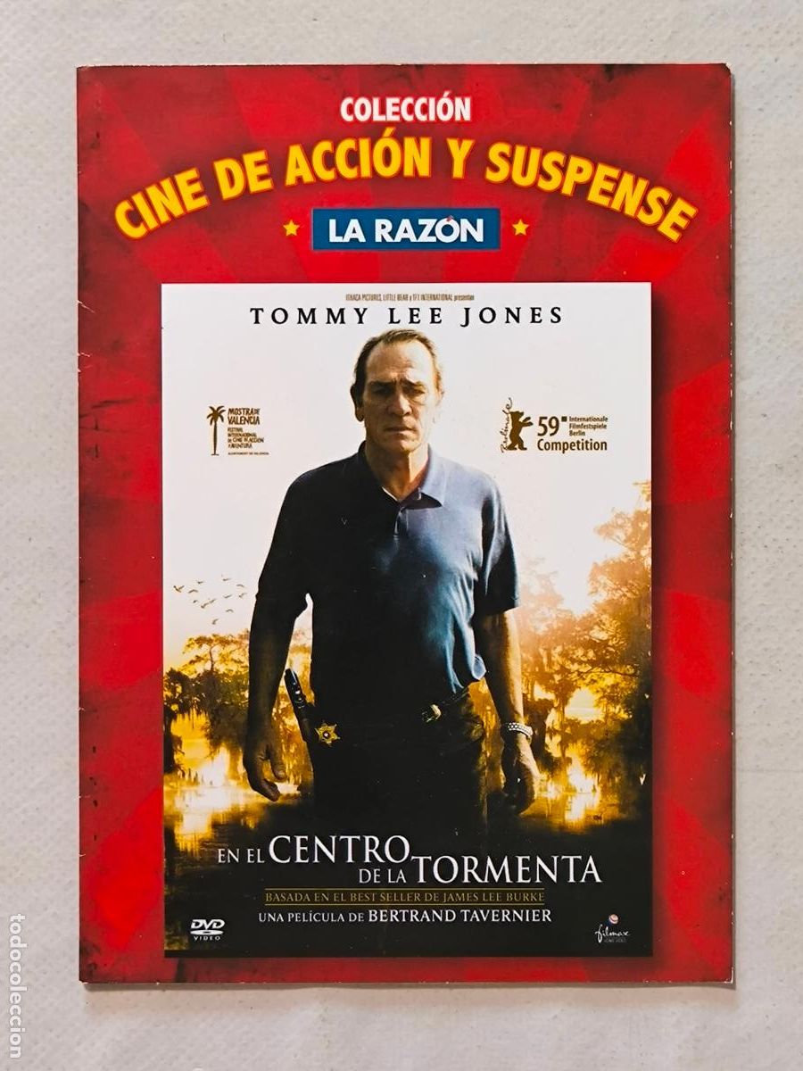 Cine: DVD EN EL CENTRO DE LA TORMENTA - TOMMY LEE JONES - FUNDA FINA CARTON (5T)