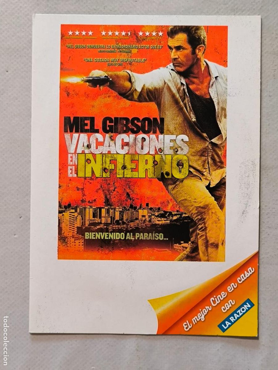 Cine: DVD VACACIONES EN EL INFIERNO - MEL GIBSON - FUNDA FINA CARTON (5T)