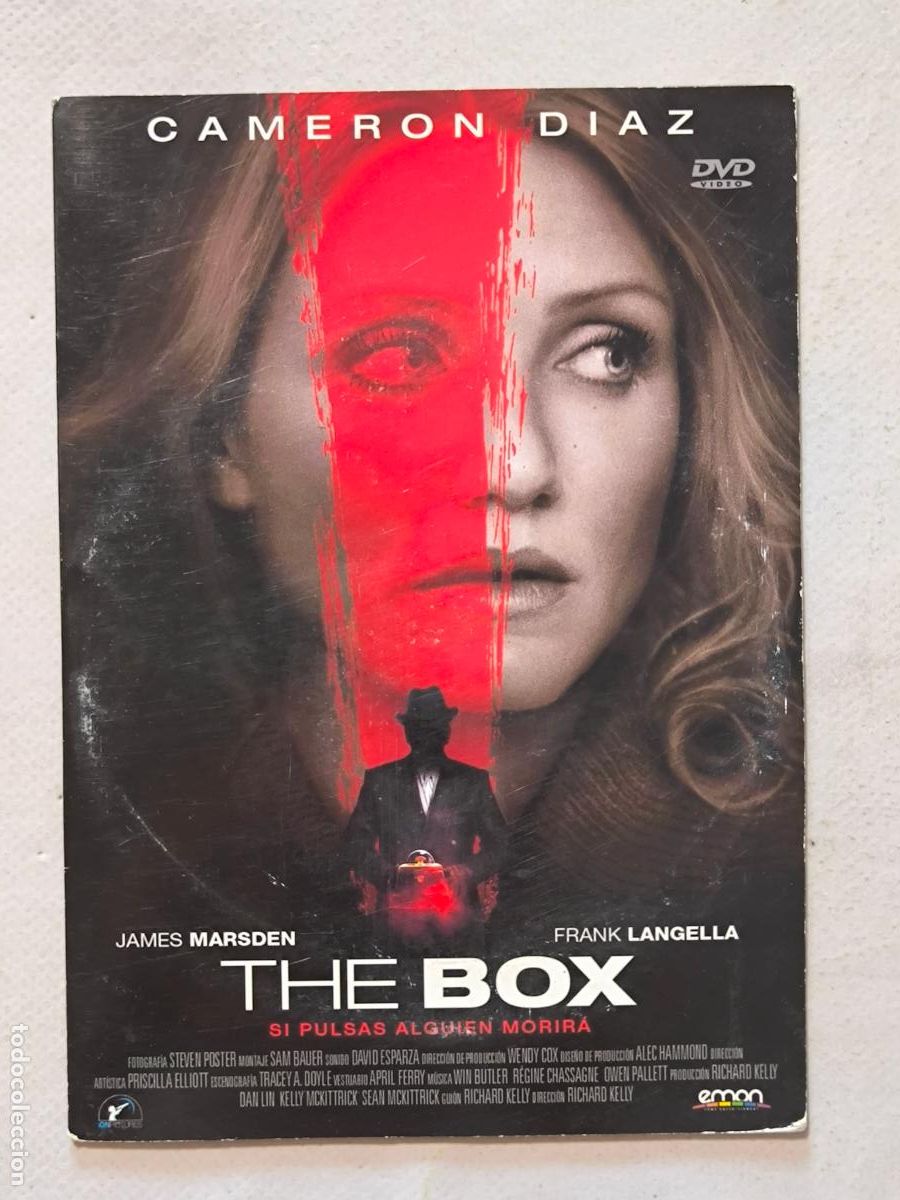 Cine: DVD THE BOX - CAMERON DIAZ - FUNDA FINA CARTON (5W)