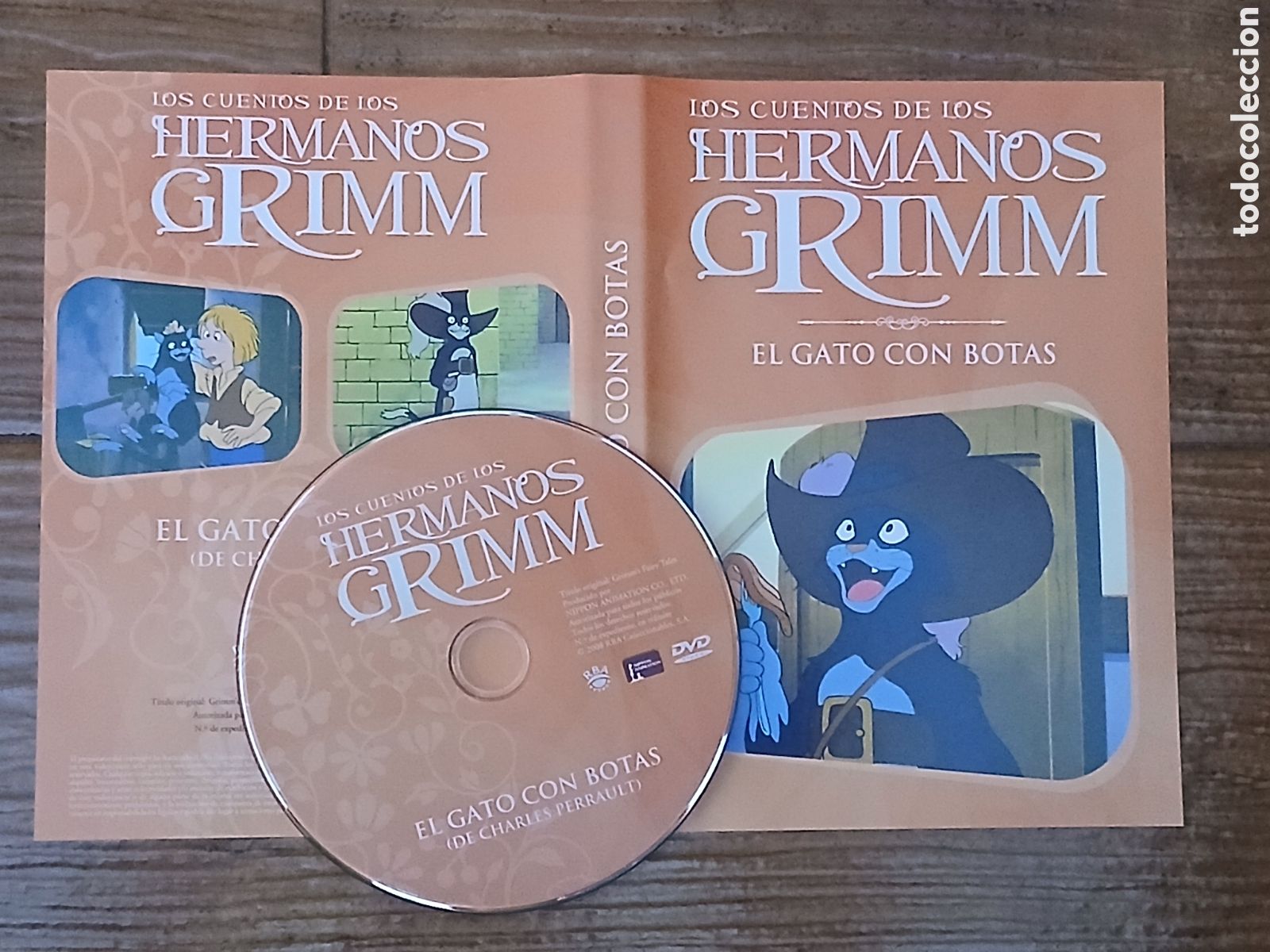 Cine: Dvd Los Cuentos de los Hermanos Grimm -El Gato con Botas-