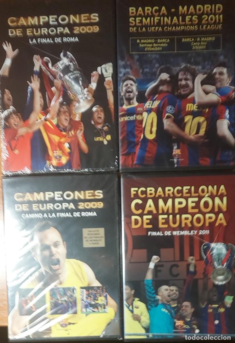 Cinema: Un Lote de CUATRO DVD's FCBARCELONA A ESTRENAR
