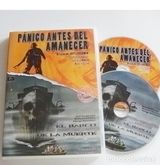 Cine: DVD PEL&Iacute;CULAS P&Aacute;NICO ANTES DEL AMANECER EL BARCO DE LA MUERTE GEORGE KENNEDY CRENNA TERROR LIEBERMAN