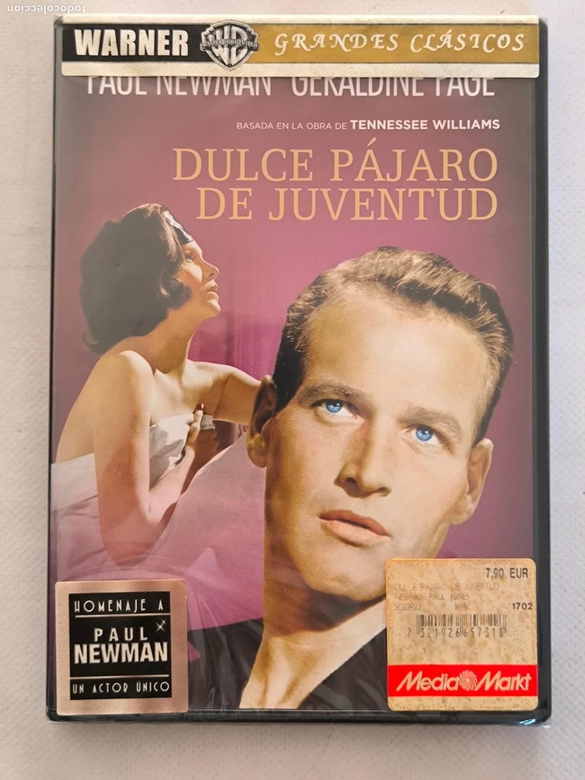 Cine: DVD DULCE PAJARO DE JUVENTUD - PAUL NEWMAN - NUEVO, PRECINTADO (1&Ntilde;)