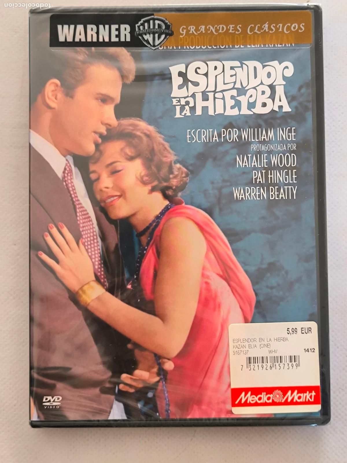 Cine: DVD ESPLENDOR EN LA HIERBA - NATALIE WOOD - NUEVA, PRECINTADA (1&Ntilde;)