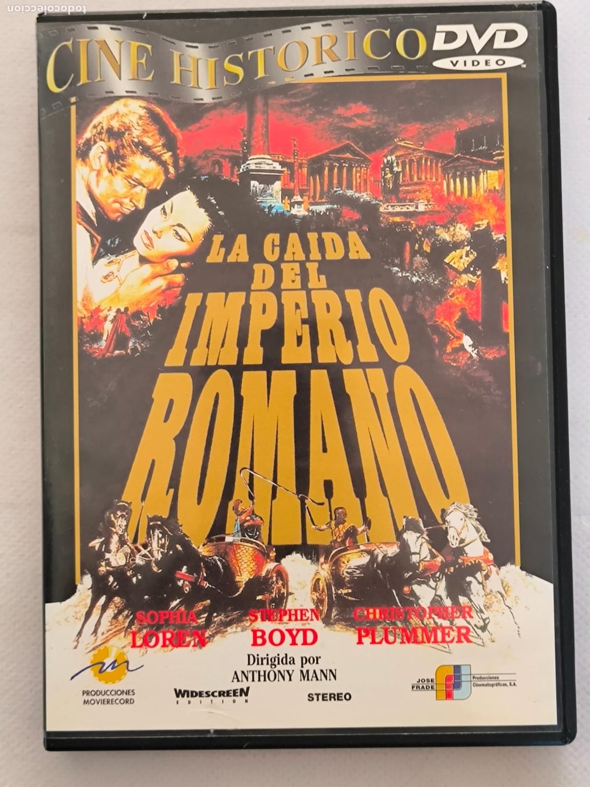 Cine: DVD LA CAIDA DEL IMPERIO ROMANO - ANTHONY MANN (1R)