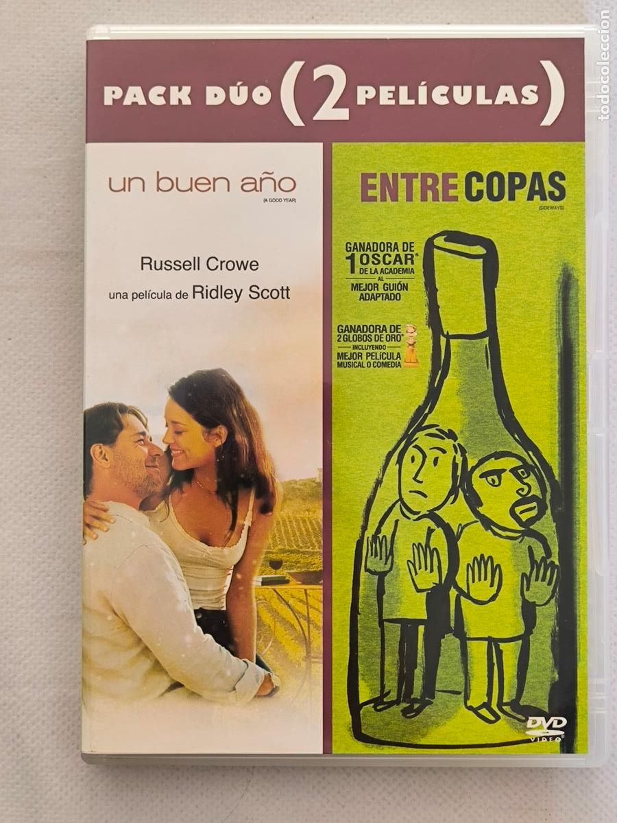 Cinema: DVD UN BUEN A&Ntilde;O / ENTRE COPAS - 2 DISCOS (2A)