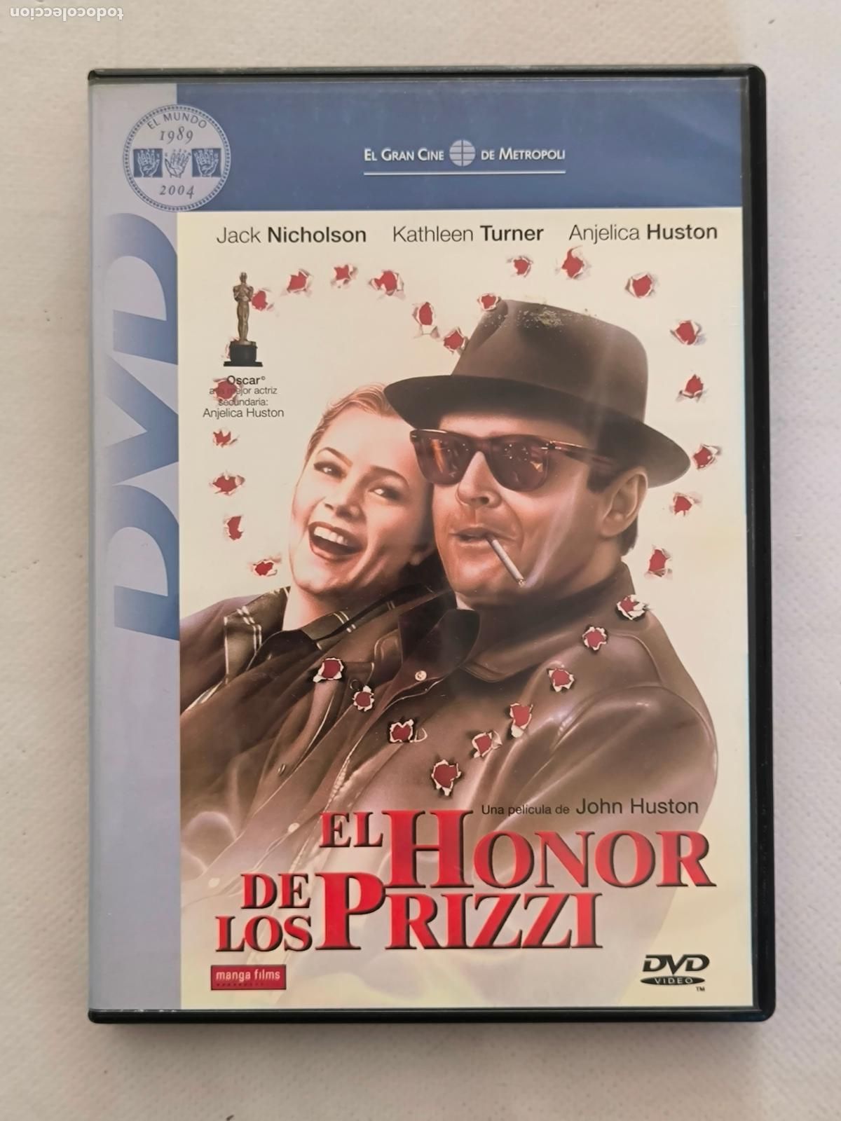 Cine: DVD EL HONOR DE LOS PRIZZI - JACK NICHOLSON (2D)