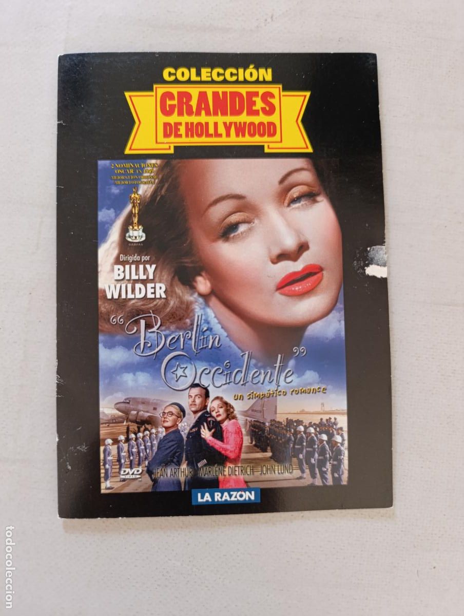 Cinema: DVD BERLIN OCCIDENTE - BILLY WILDER - FUNDA FINA CARTON (2H)