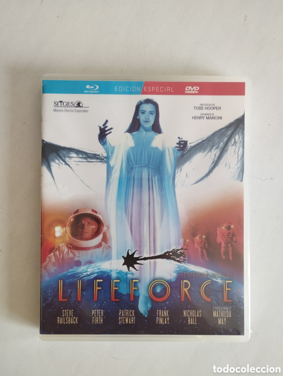 Cine: PELICULA LIFEFORCE COMBO BLU-RAY + DVD (1&deg; EDICI&Oacute;N DESCATALOGADA) SIN ABRIR PRECINTADA