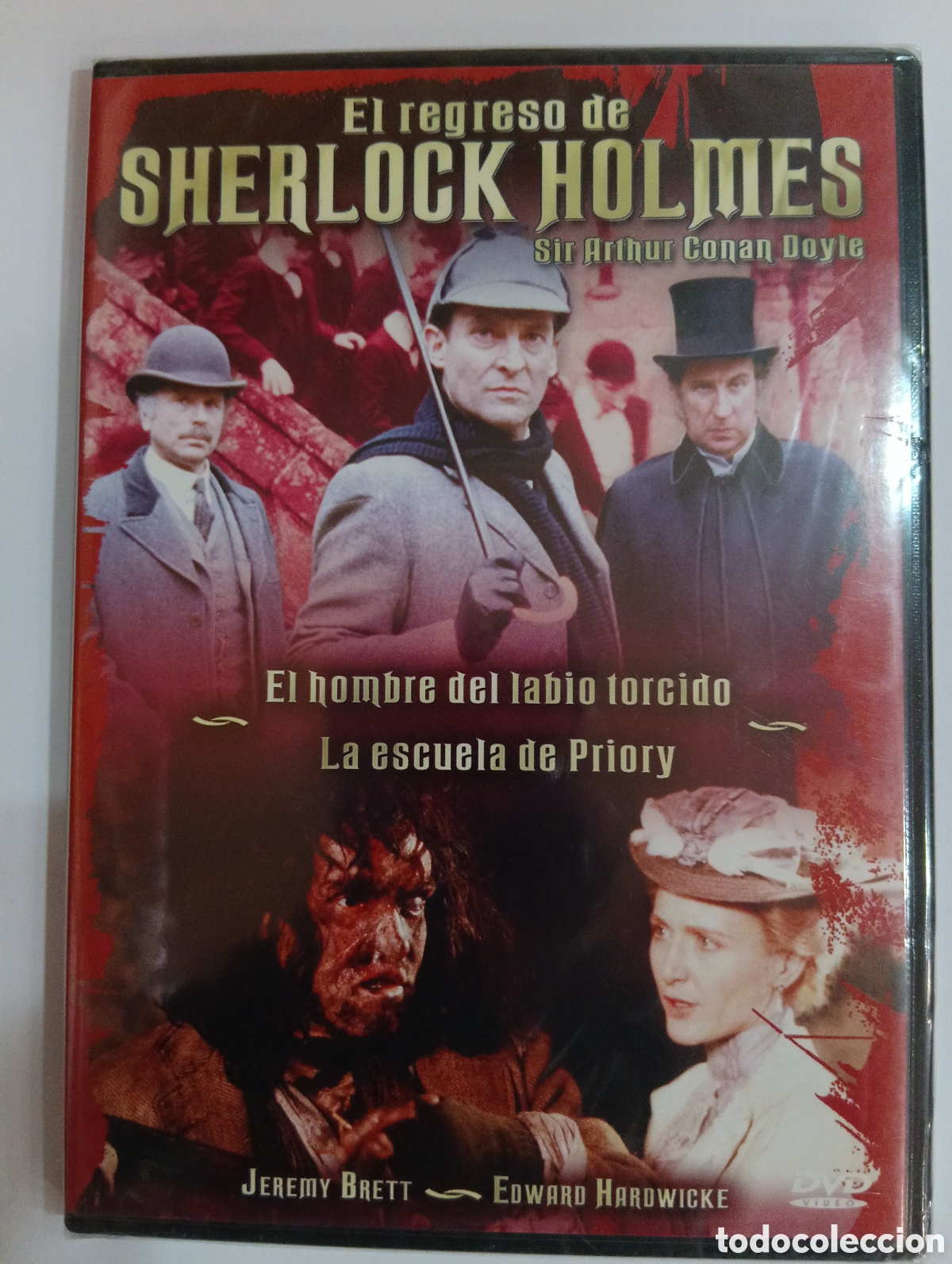 Cine: El regreso de Sherlock Holmes. DVD. El hombre del labio torcido