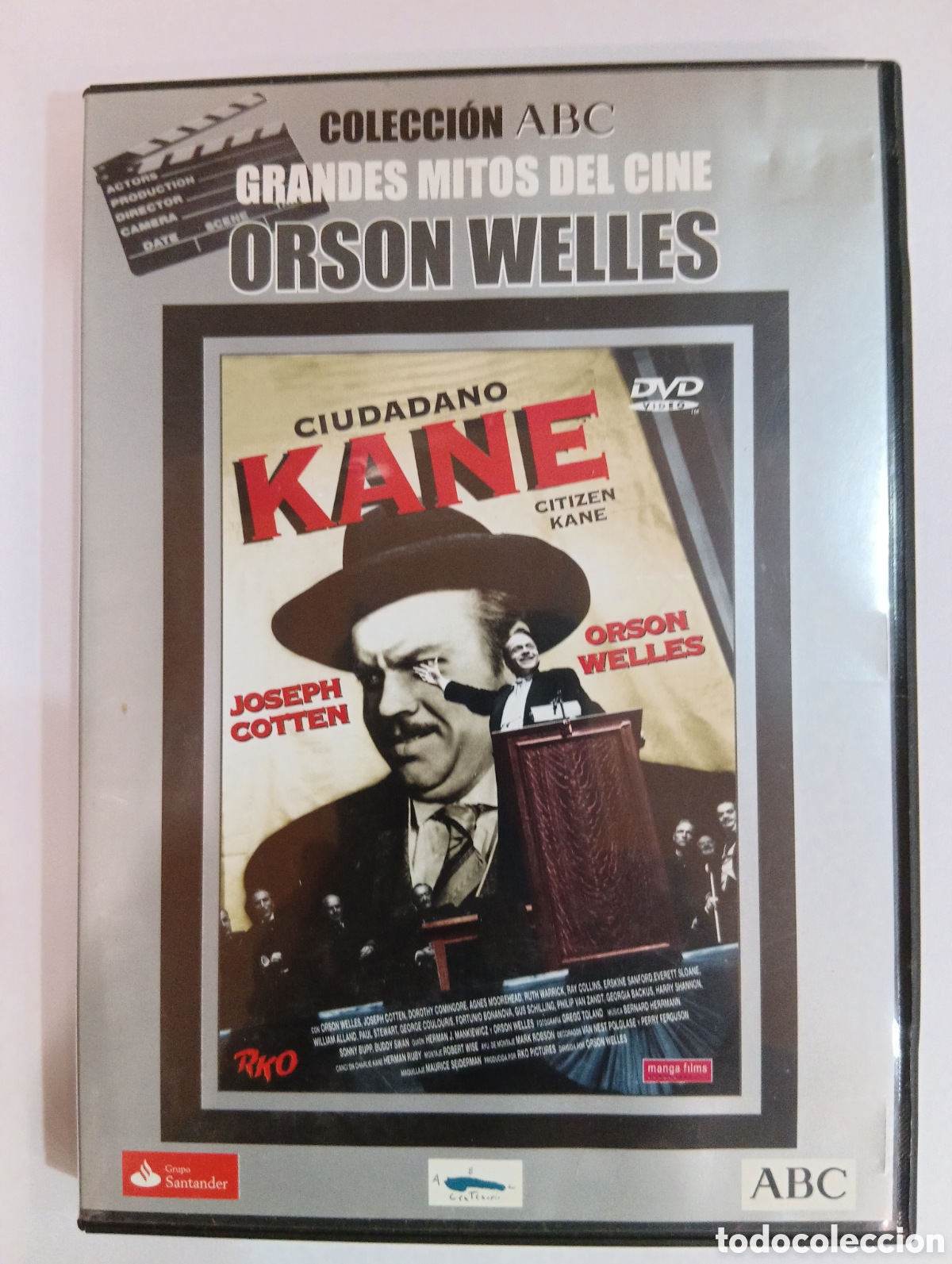 Cine: Ciudadano Kane. Coleccion ABC - Grandes mitos del cine - Orson Welles