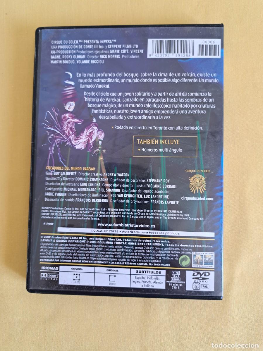 Cine: CIRQUE DU SOLEIL - VAREKAI - 2002 - Foto 3