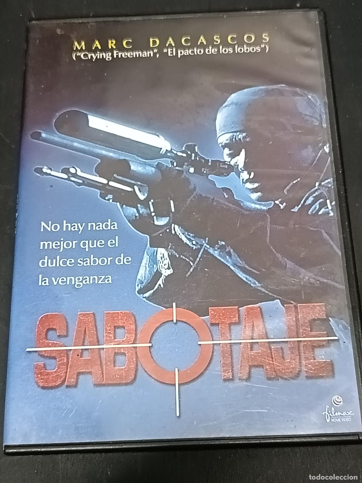 Cine: SABOTAJE con Mark Dacascos, Carrie-Anne Moss, Tony Todd... DVD ACCI&Oacute;N