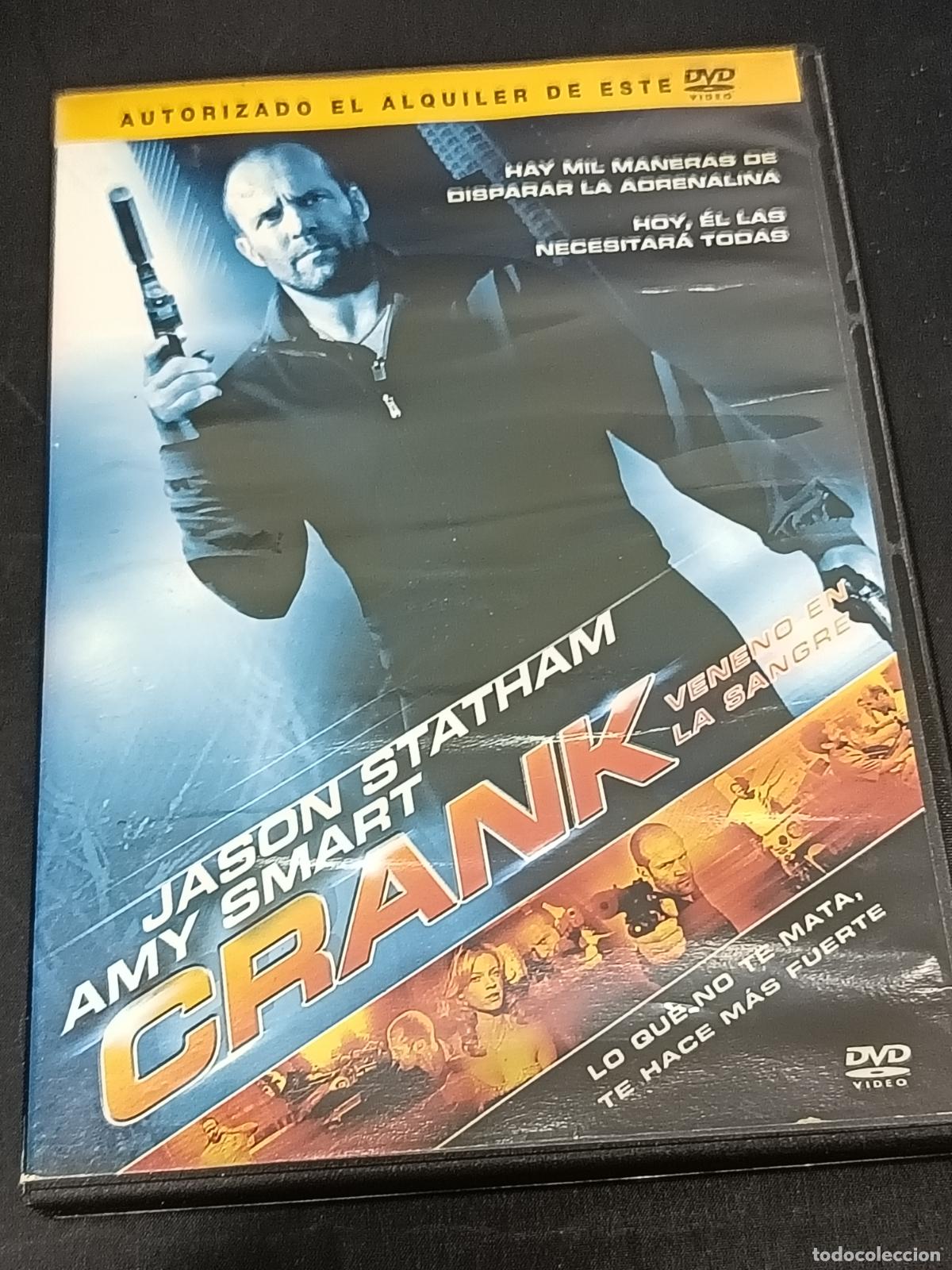 Cine: Crank: Veneno en la sangre con Jason Statham... DVD ACCI&Oacute;N
