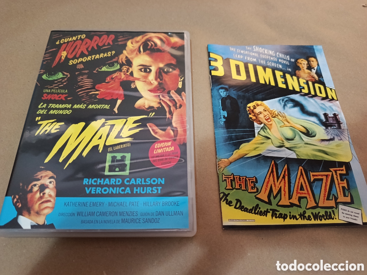 Cinema: Dvd. The Maze. L&rsquo;Atelier LA 060. Descatalogado. Ciencia Ficci&oacute;n de culto.