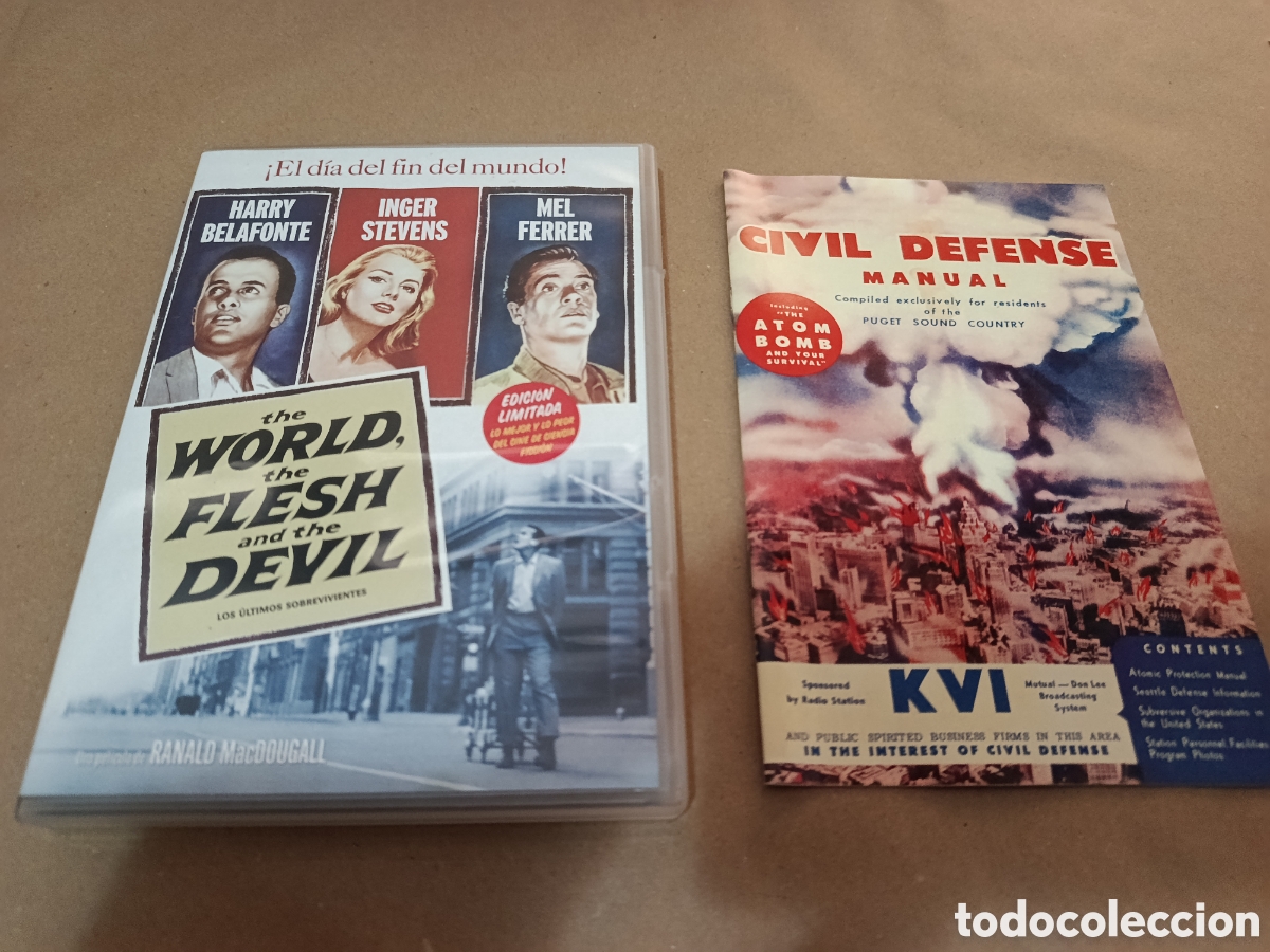 Cinema: Dvd. The World, The Flesh and The Devil. L&rsquo;Atelier LA 056. Descatalogado. Ciencia Ficci&oacute;n de culto.