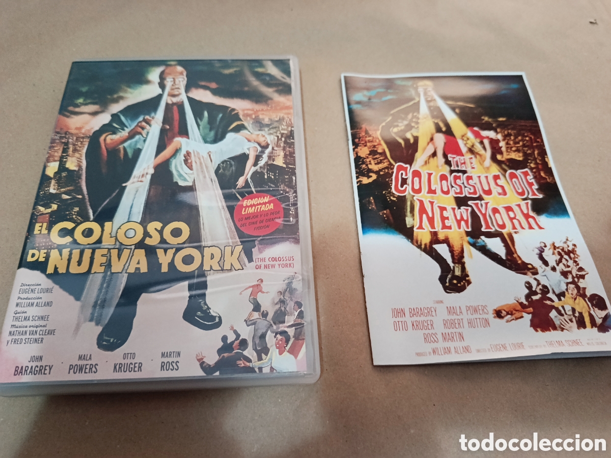Cine: Dvd. El coloso de Nueva York. L&rsquo;Atelier LA 061. Descatalogado. Ciencia Ficci&oacute;n de culto.