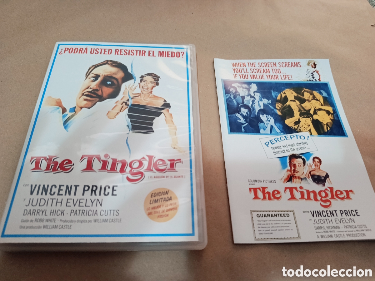 Cine: Dvd. The Tingler. Vincent Price. L&rsquo;Atelier LA 062. Descatalogado. Ciencia Ficci&oacute;n de culto.