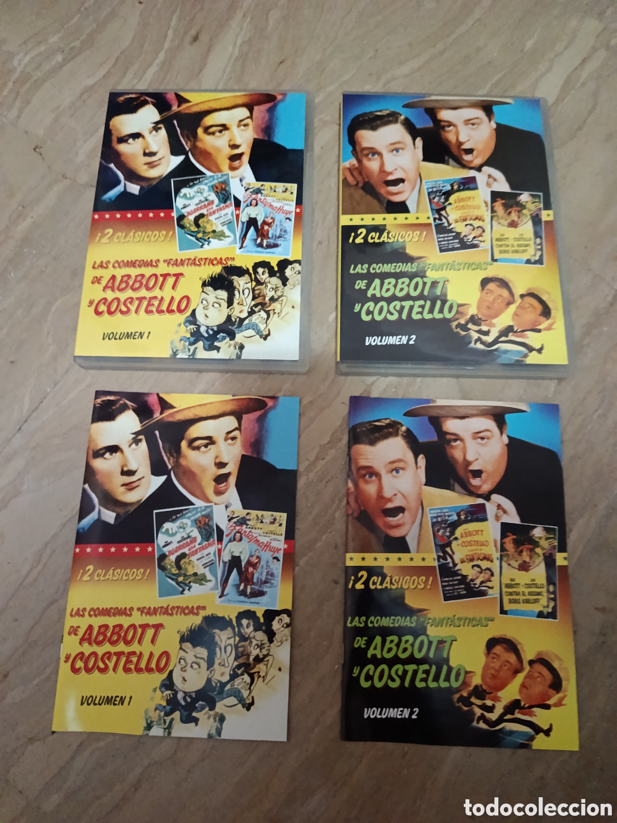 Cine: Dvds. Las comedias fant&aacute;sticas de Abbot y Costello. Volumen 1 y 2. L&rsquo;Atelier LA 501.