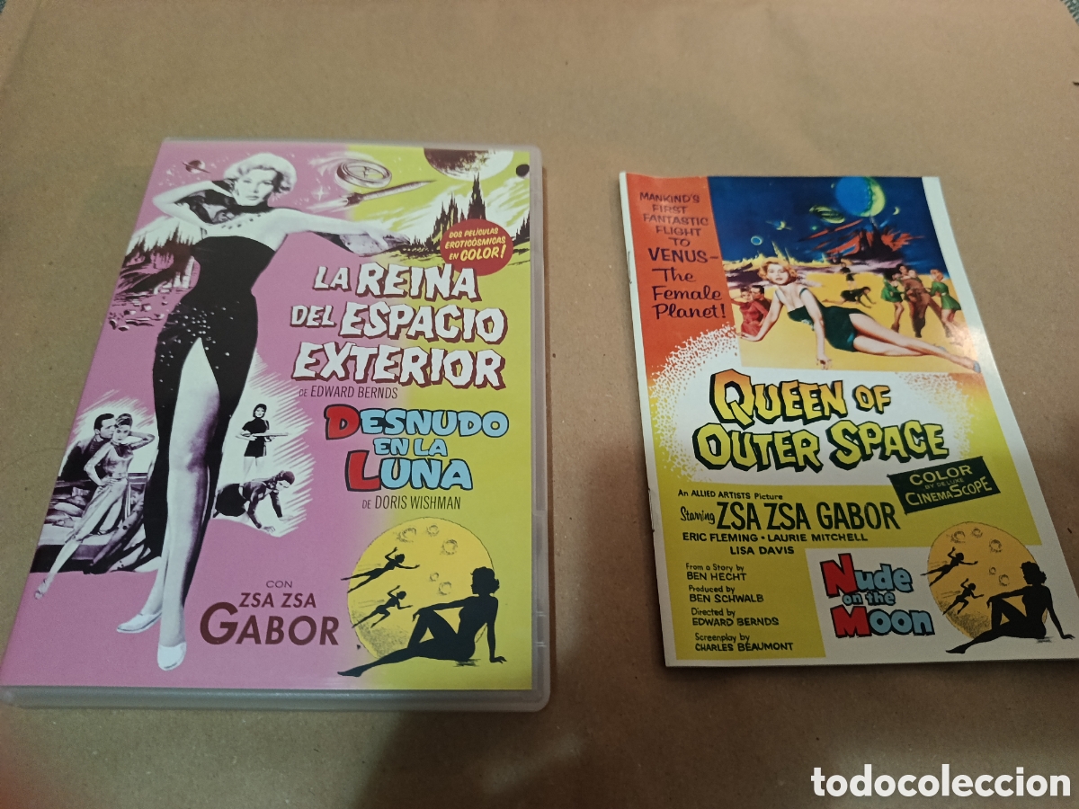 Cine: Dvd. La reina del espacio exterior + Desnudo en la luna. L&rsquo;Atelier LA 071. Descatalogado. Ciencia Fi