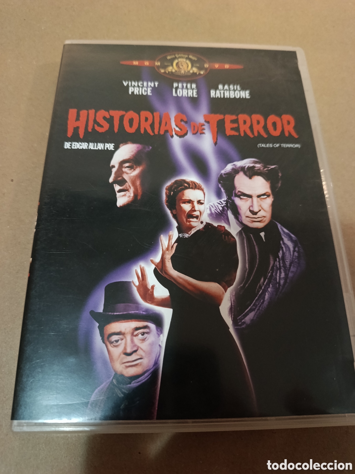 Cine: Dvd. Historias de Terror. Con Vincent Price y Peter Lorre.