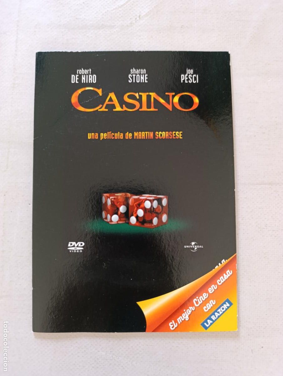 Cine: DVD CASINO - ROBERT DE NIRO - FUNDA FINA CARTON (2J)