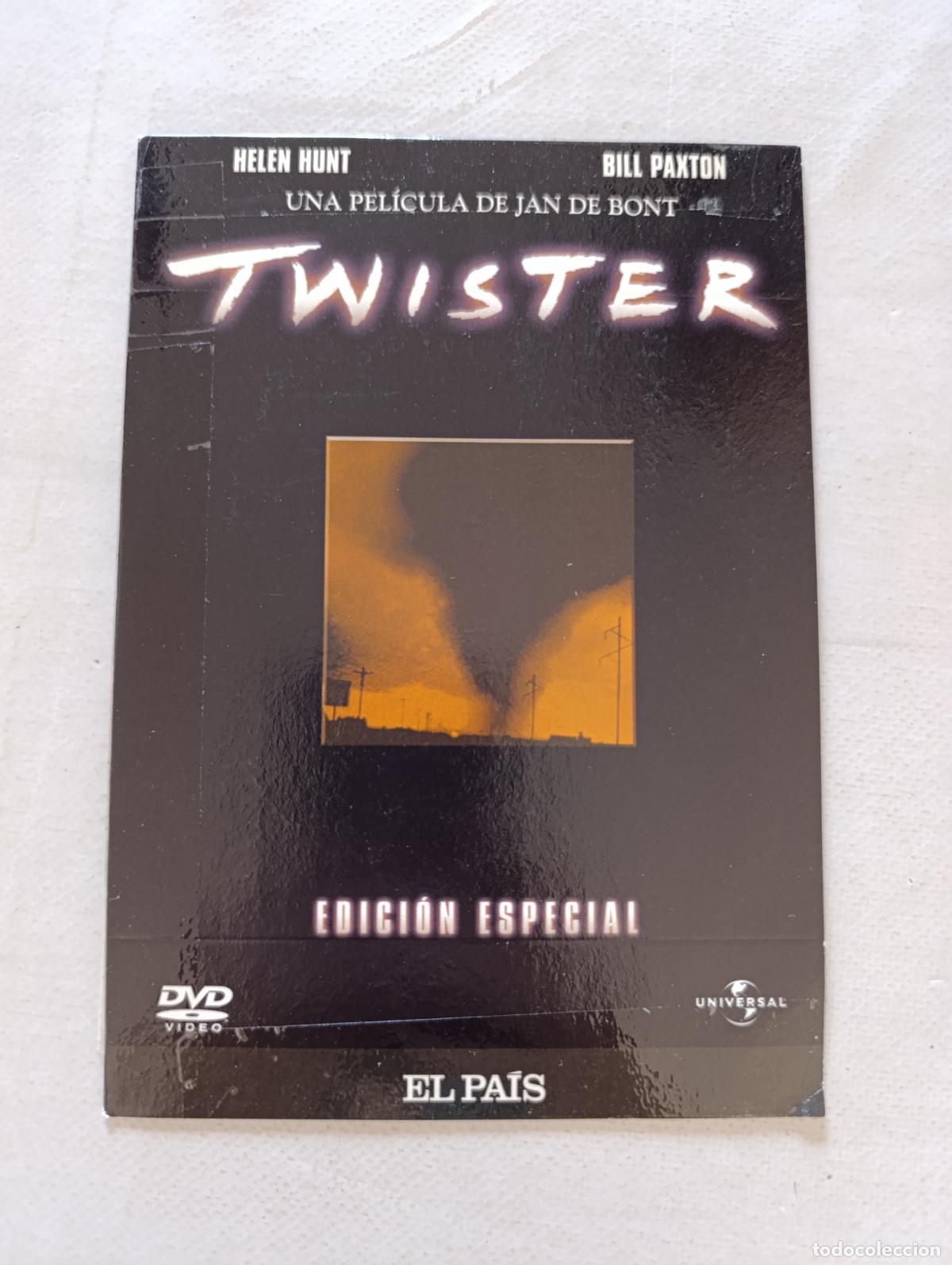 Cine: DVD TWISTER - HELEN HUNT, BILL PAXTON - FUNDA FINA CARTON (2L)