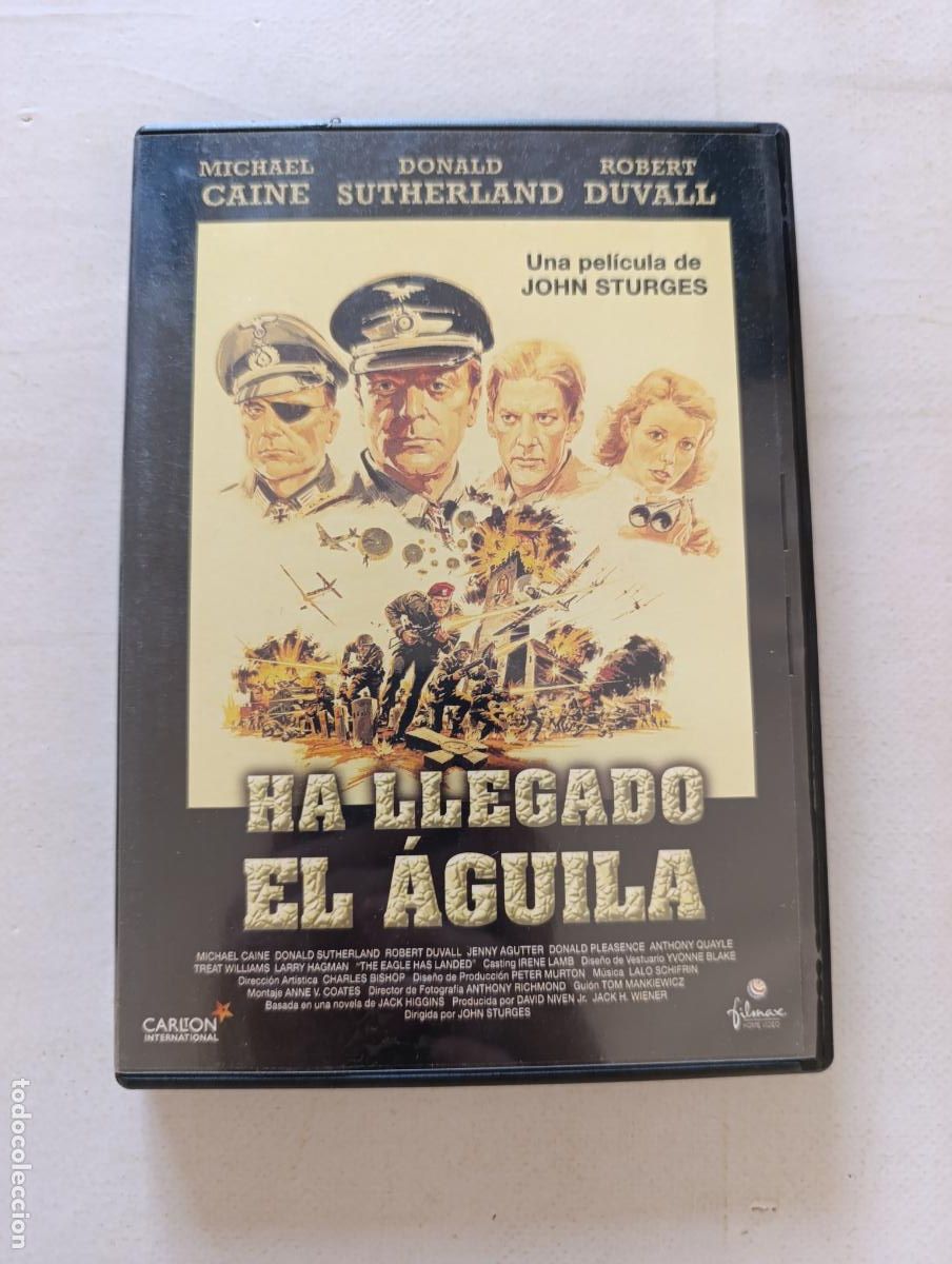 Cine: DVD HA LLEGADO EL AGUILA - MICHAEL CAINE, DONALD SUTHERLAND, ROBERT DUVALL (2L)
