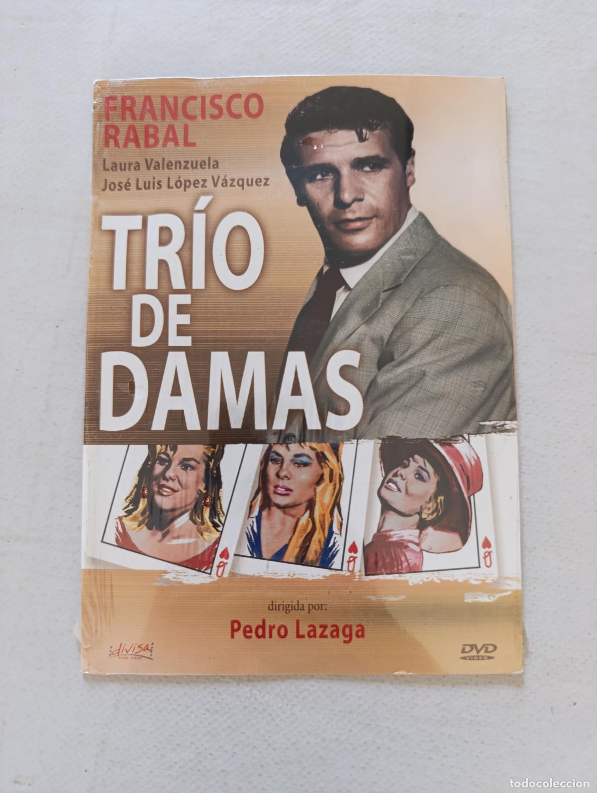 Cine: DVD TRIO DE DAMAS - FRANCISCO RABAL - FUNDA FINA CARTON - NUEVO, PRECINTADO (2L)