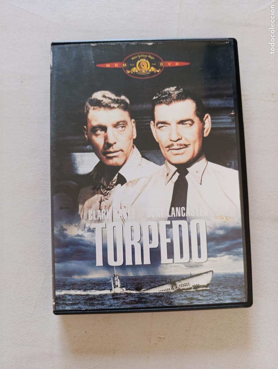 Cine: DVD TORPEDO - CLARK GABLE, BURT LANCASTER - INCLUYE LIBRETO (2L)