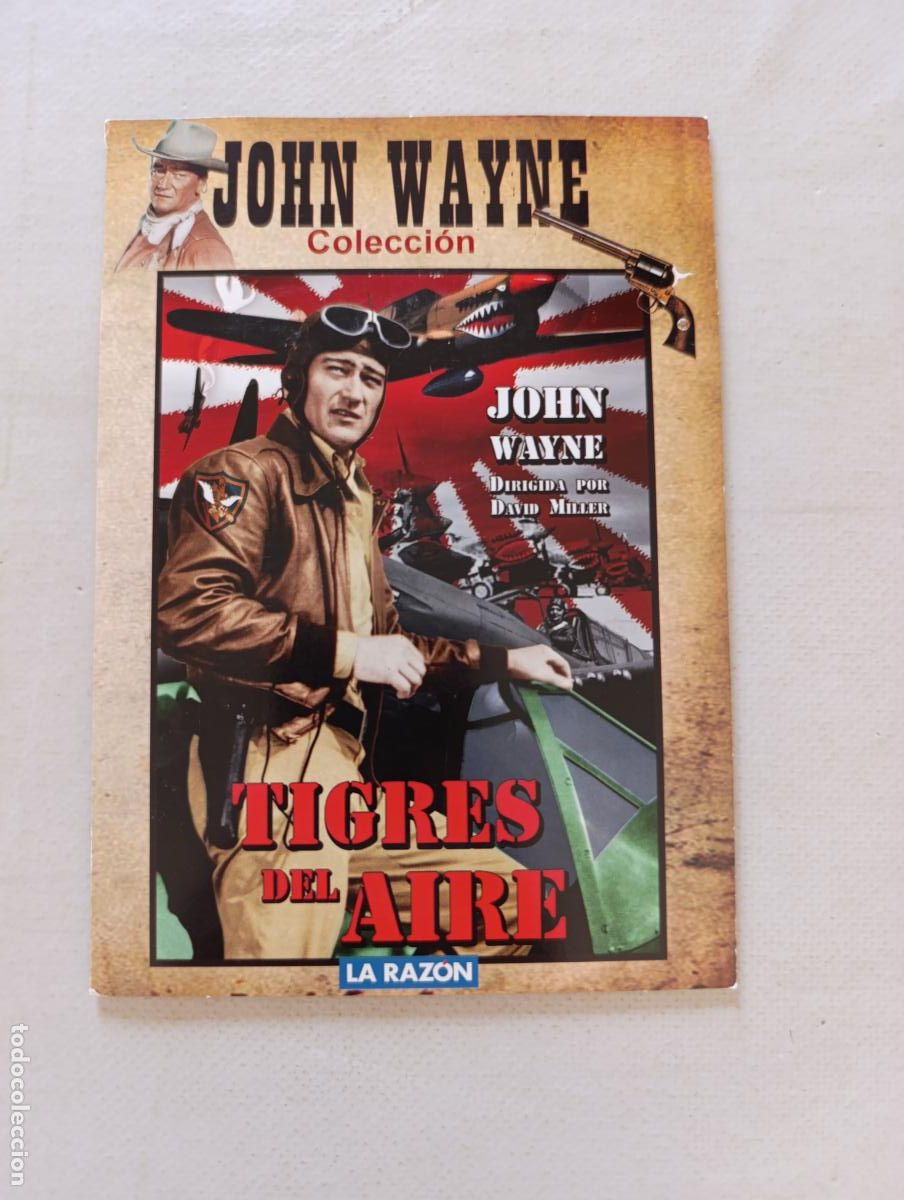 Cine: DVD TIGRES DEL AIRE - JOHN WAYNE - FUNDA FINA CARTON (2N)