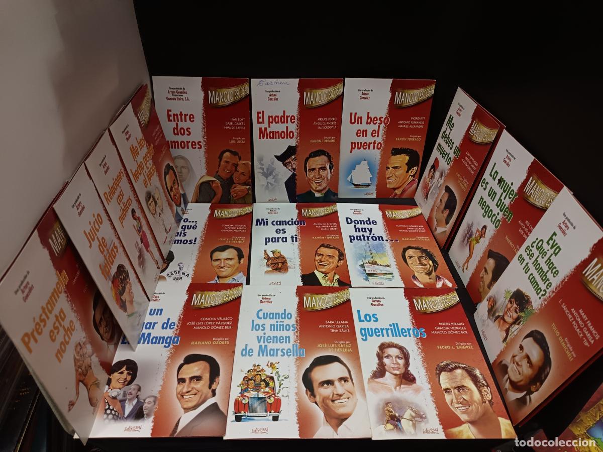 Cinema: MANOLO ESCOBAR Colecci&oacute;n Lote de 16 Peliculas Cine espa&ntilde;ol.