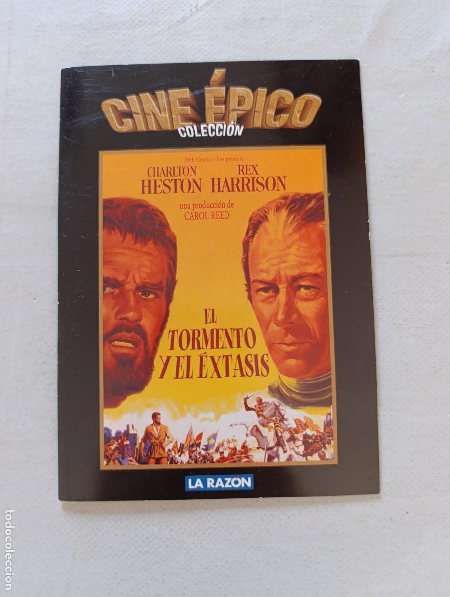 Cinema: DVD EL TORMENTO Y EL EXTASIS - CHARLTON HESTON, REX HARRISON - FUNDA FINA CARTON (2N)