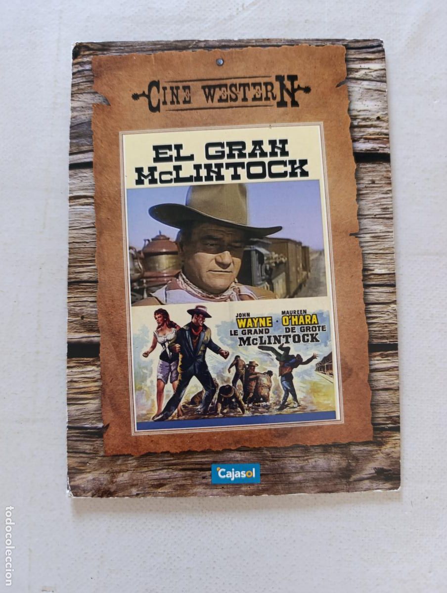 Cine: DVD EL GRAN MCLINTOCK - JOHN WAYNE, MAUREEN O'HARA - FUNDA FINA CARTON (2O)