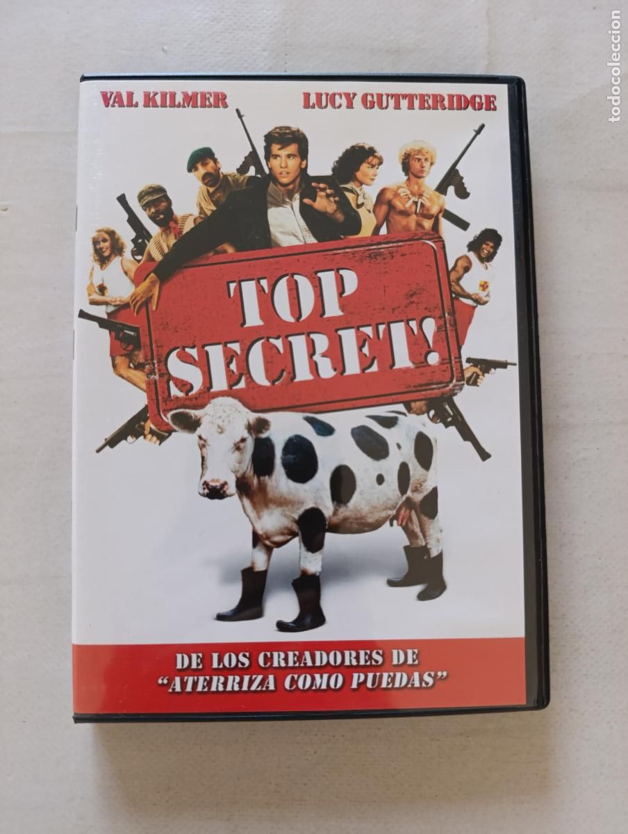 Cine: DVD TOP SECRET! - VAL KILMER, LUCY GUTTERIDGE (2O)