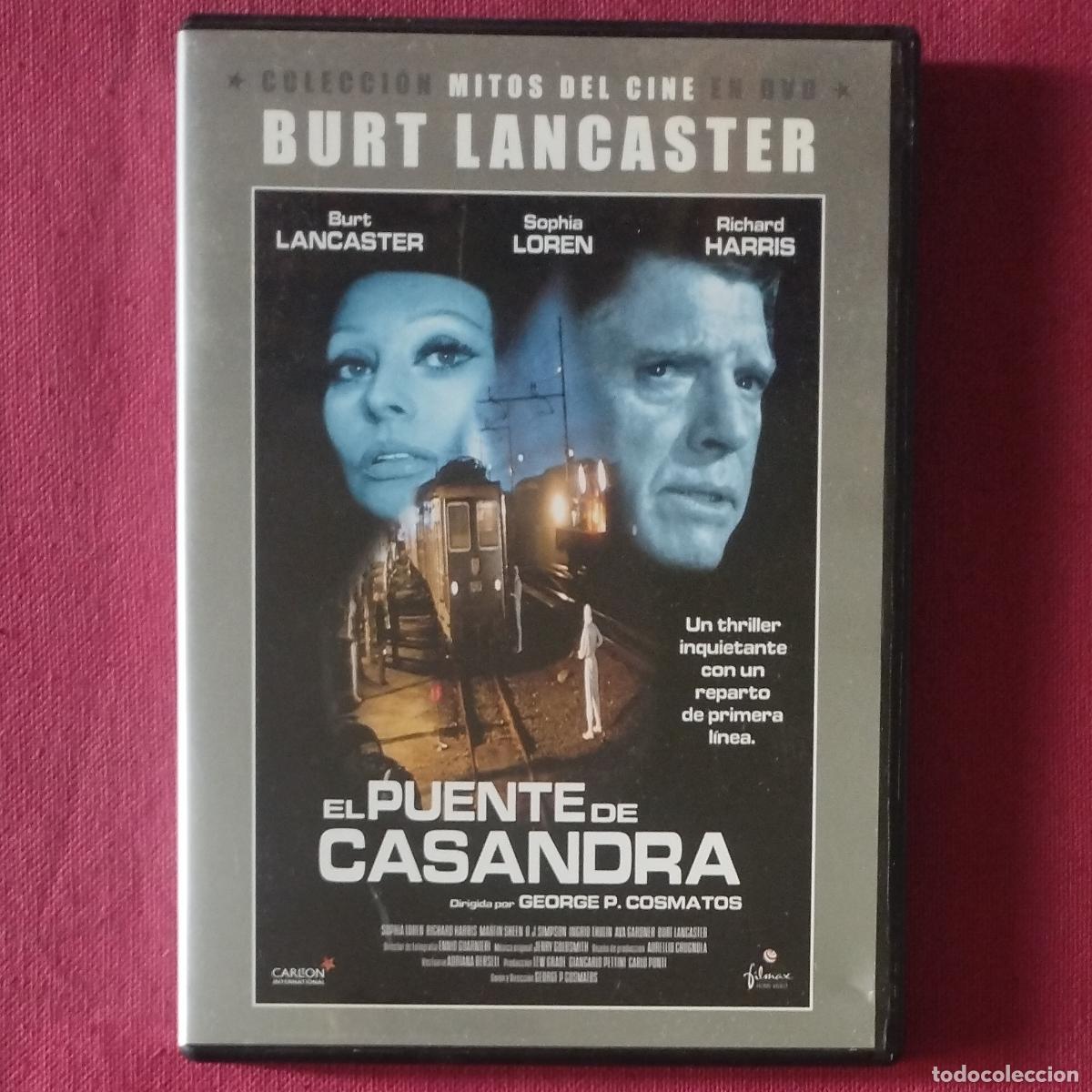 Cine: EL PUENTE DE CASANDRA - BURT LANCASTER - SOPHIA LOREN - DVD